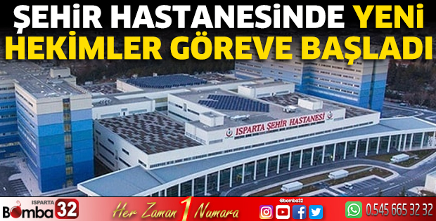 Şehir Hastanesinde yeni hekimler göreve başladı