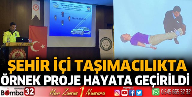 Şehir içi taşımacılıkta örnek proje hayata geçirildi