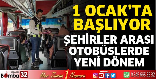 Şehirler arası otobüslerde yeni dönem!