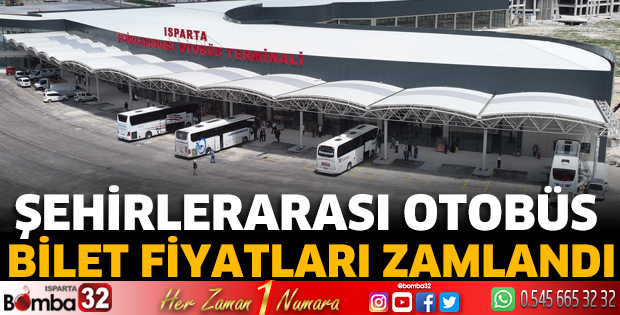 Şehirlerarası otobüs bilet fiyatları zamlandı