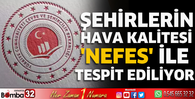 Şehirlerin hava kalitesi, 'NEFES' ile tespit ediliyor