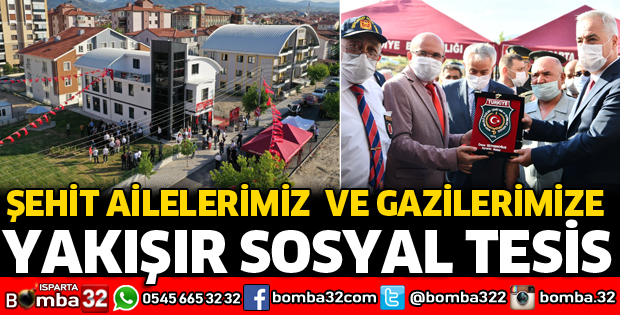 ŞEHİT AİLELERİMİZ VE GAZİLERİMİZE YAKIŞIR SOSYAL TESİS