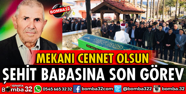 ŞEHİT BABASINA SON GÖREV