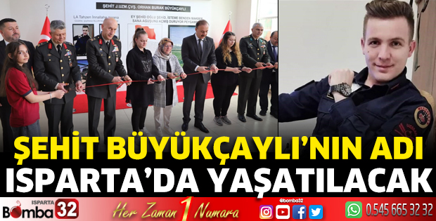 Şehit Büyükçaylı’nın adı Isparta’da yaşatılacak