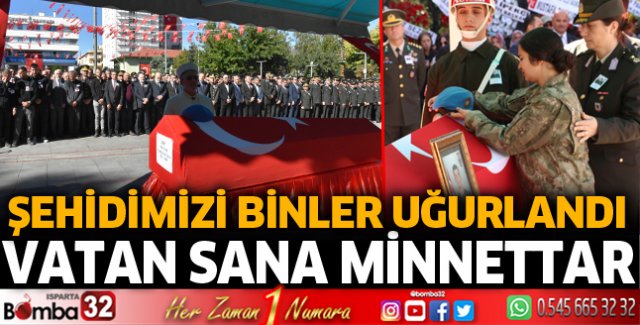 Şehit Cemil Yavaş son yolculuğuna uğurlandı