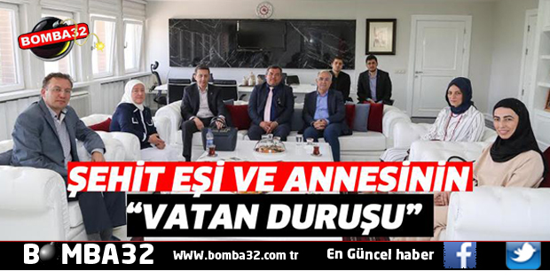 Şehit Eşi ve Annesinin “Vatan Duruşu”