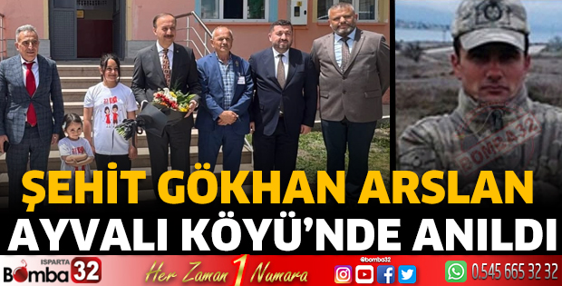 Şehit Gökhan Arslan Ayvalı Köyü’nde anıldı