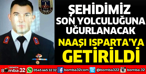 ŞEHİT HÜSEYİN ÇATAL SON YOLCULUĞUNA UĞURLANACAK