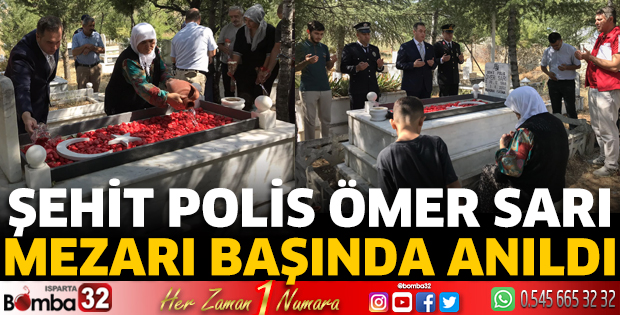 Şehit Ömer Sarı mezarı başında anıldı