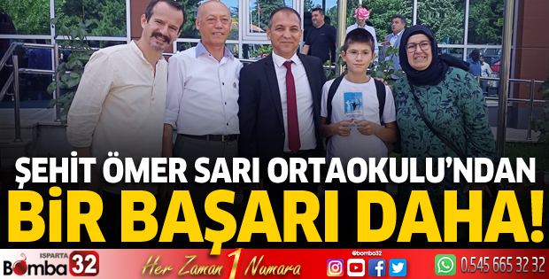 Şehit Ömer Sarı Ortaokulu'ndan bir başarı daha!