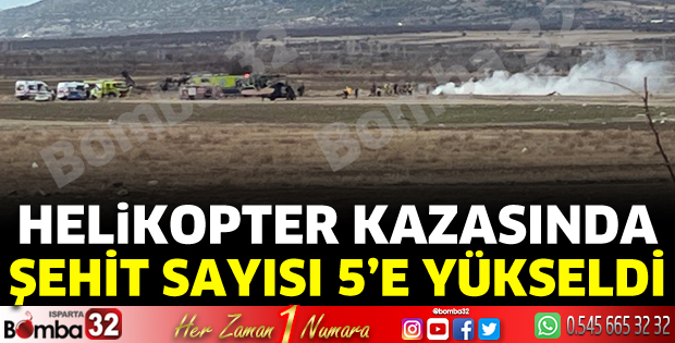 Şehit sayısı 5'e yükseldi