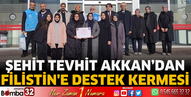 Şehit Tevhit Akkan’dan Filistin'e destek kermesi