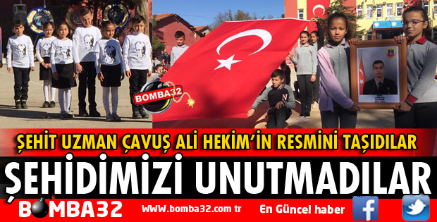 ŞEHİT UZMAN ÇAVUŞ ALİ HEKİM'İ UNUTMADILAR