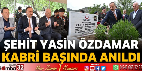 Şehit Yasin Özdamar, Kabri Başında Dualarla Anıldı