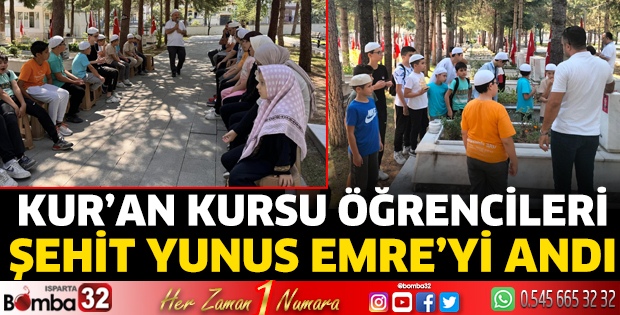 Şehit Yunus Emre mezarı başında anıldı