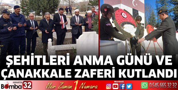Şehitleri Anma Günü ve Çanakkale Zaferi Kutlandı