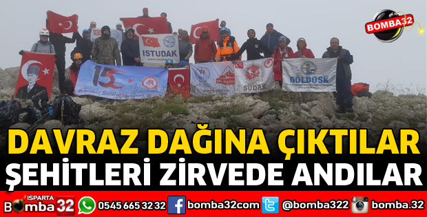 ŞEHİTLERİ ZİRVEDE ANDILAR