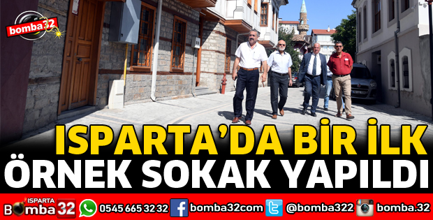 ŞEHRE ÖRNEK SOKAK UYGULAMASI GERÇEKLEŞTİRİLDİ