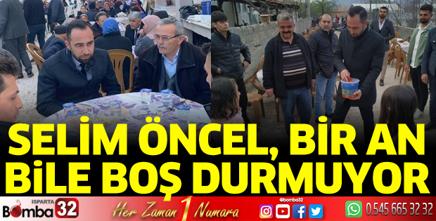 Selim Öncel, bir an bile boş durmuyor