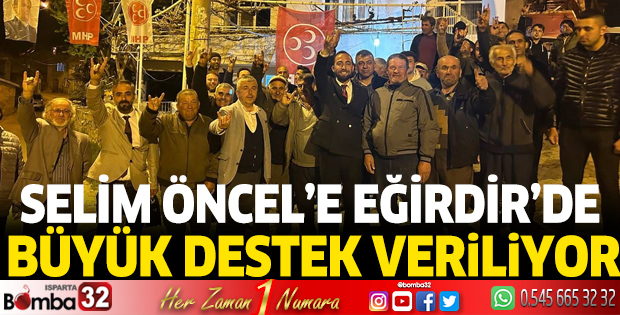 Selim Öncel’e memleketinde büyük destek veriliyor
