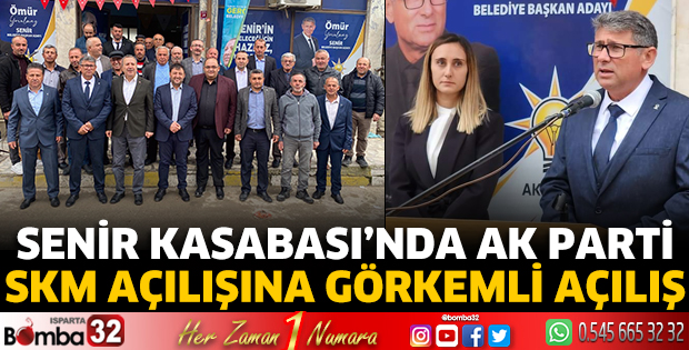Senir Kasabası’nda AK Parti SKM açılışına görkemli açılış