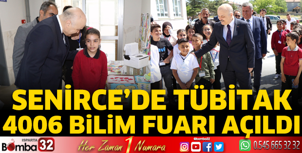 Senirce’de TÜBİTAK 4006 Bilim Fuarı Açıldı