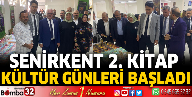 Senirkent 2. Kitap Kültür Günleri başladı