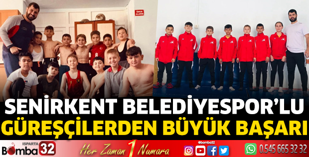 Senirkent Belediyespor’lu Güreşçilerden büyük başarı 