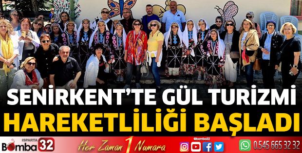 Senirkent’te Gül Turizmi hareketliliği başladı