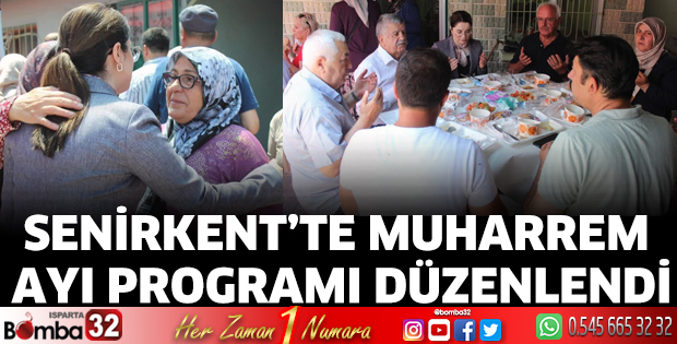 Senirkent’te Muharrem Ayı Programı