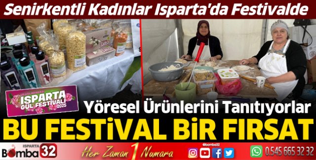 Senirkentli Kadınlar festivalde ürünlerini tanıtıyor