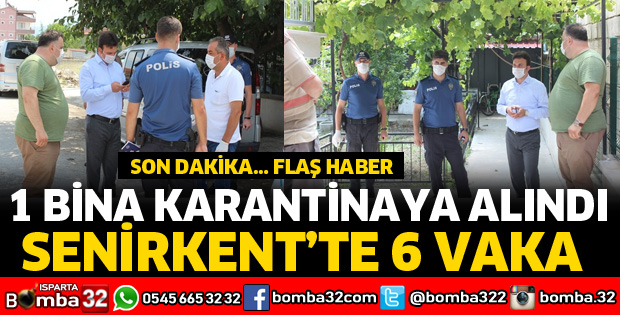 SENİRKENT'TE 6 VAKA