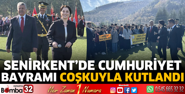 Senirkent'te Cumhuriyet Bayramı coşkusu