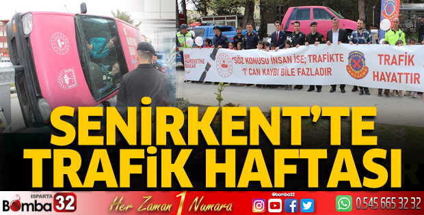 Senirkent'te trafik haftası