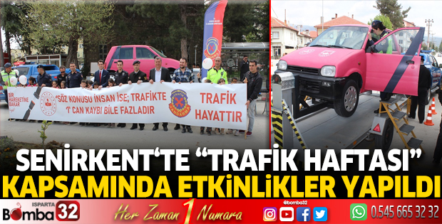 Senirkent'te ''Trafik Haftası'' kutlandı