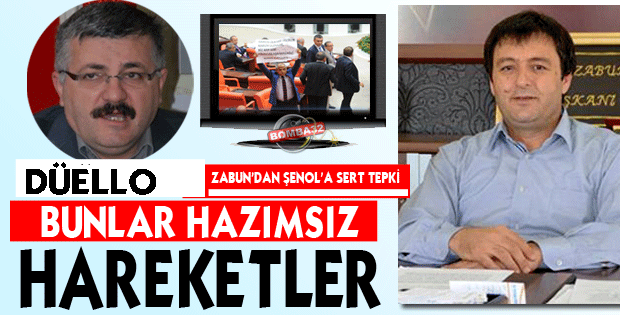 ŞENOL’A SERT TEPKİ