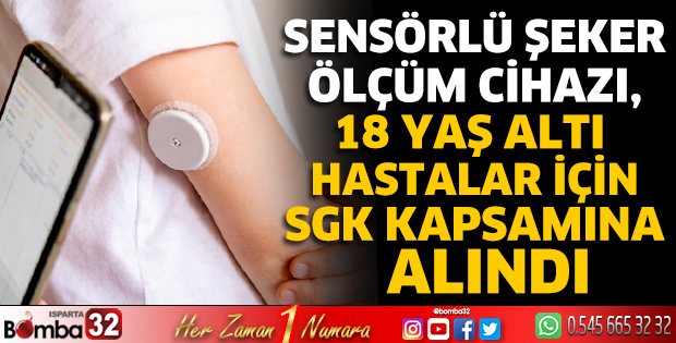 Sensörlü şeker ölçüm cihazı SGK kapsamına alındı