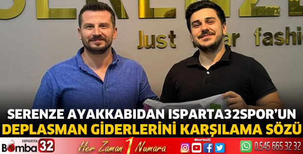 Serenze Ayakkabıdan Isparta32spor'a destek