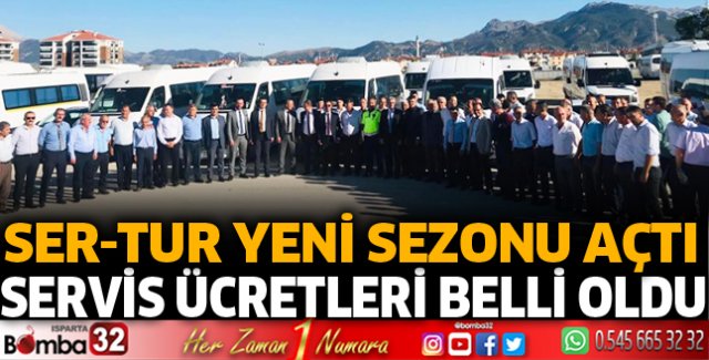 Servis ücretleri belli oldu