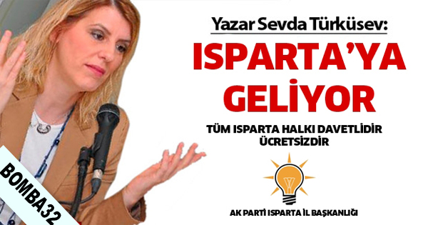 Sevda Türküsev Isparta'ya Geliyor
