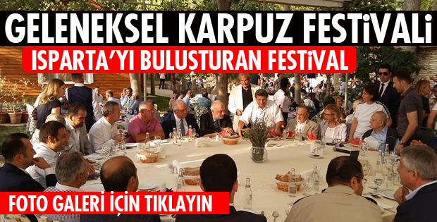 ŞEVKET DEMİREL'DEN GELENEKSEL KARPUZ FESTİVALİ