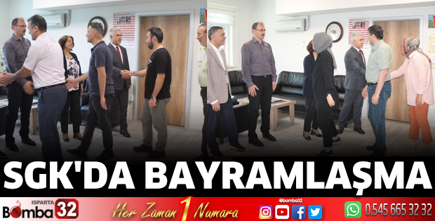 SGK'da bayramlaşma