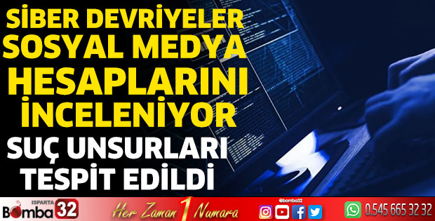 Siber devriyeler sosyal medya hesaplarını inceliyor