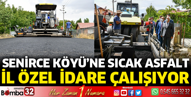 Sıcak asfalt çalışmaları sürüyor