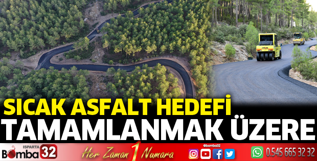 Sıcak Asfalt Hedefi Tamamlanmak Üzere