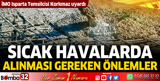 Sıcak havalarda alınması gereken önlemler