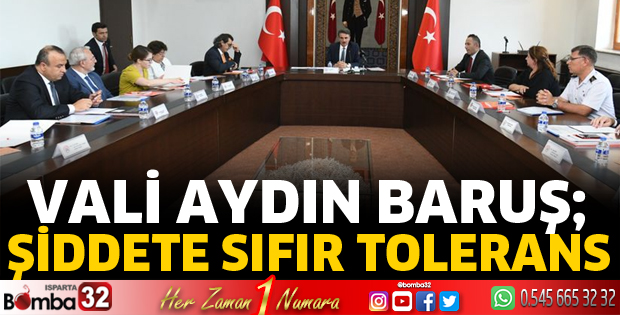 Şiddete sıfır tolerans