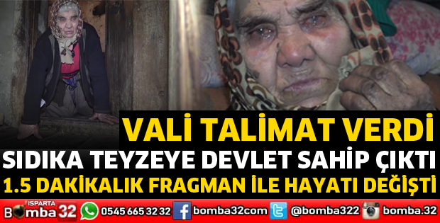 SIDIKA TEYZEYE DEVLET SAHİP ÇIKTI