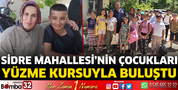 Sidre Mahallesi’nin Çocukları Yüzme Kursuyla Buluştu