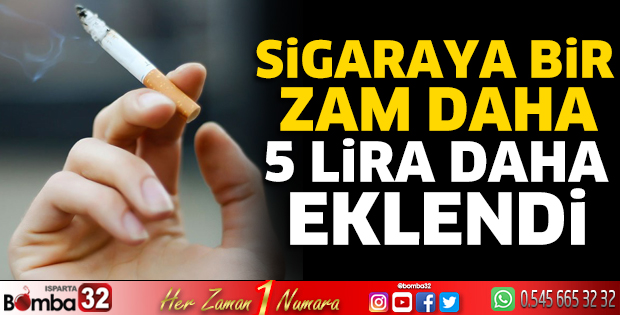 Sigaraya bir zam daha 
